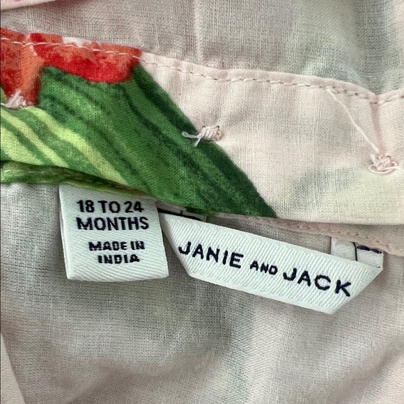 Janie and Jack Pink Floral Dress - Picture 2 of 7